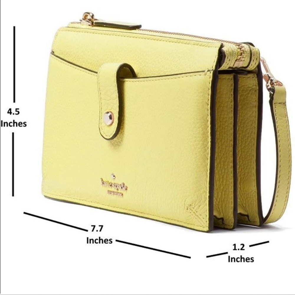 Kate Spade Jackson Small Tab Crossbody Limelight - Picture 10 of 10
